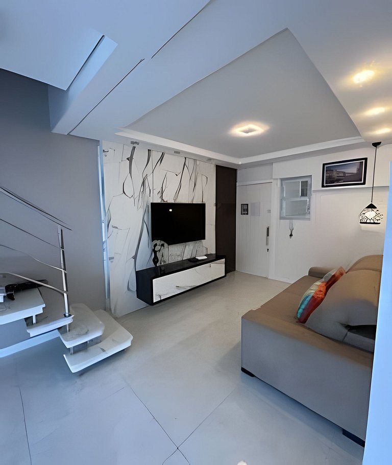 Duplex Pé na Areia - Vista para o Mar - 08 Pessoas