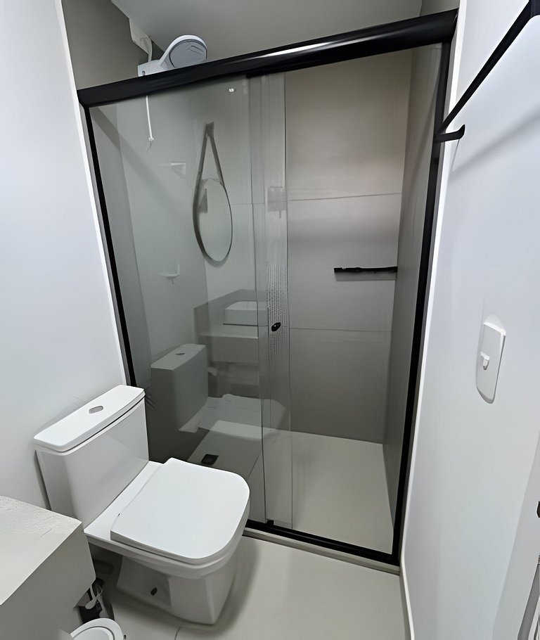 Studio Aconchegante no Centro | Academia e Piscina Panorâmic