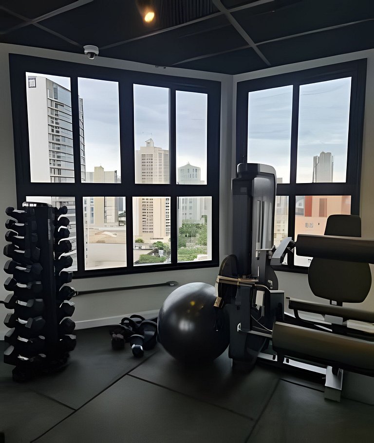 Studio Aconchegante no Centro com Varanda