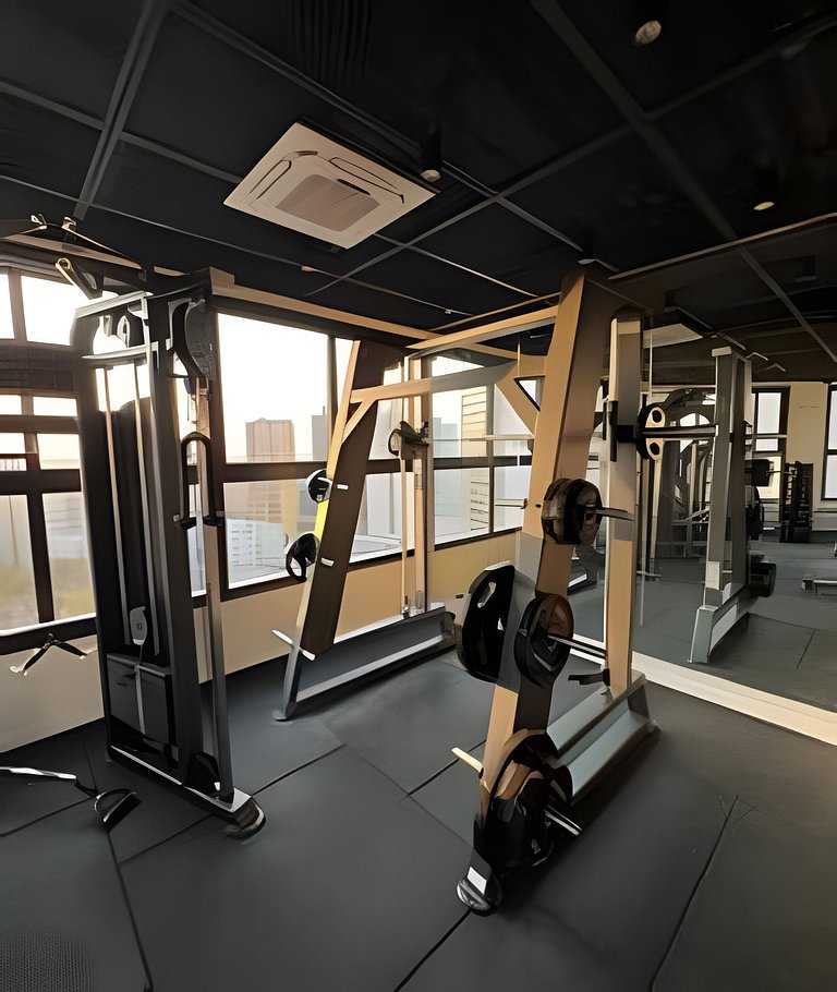 Studio Aconchegante no Centro | Academia e Piscina Panorâmic