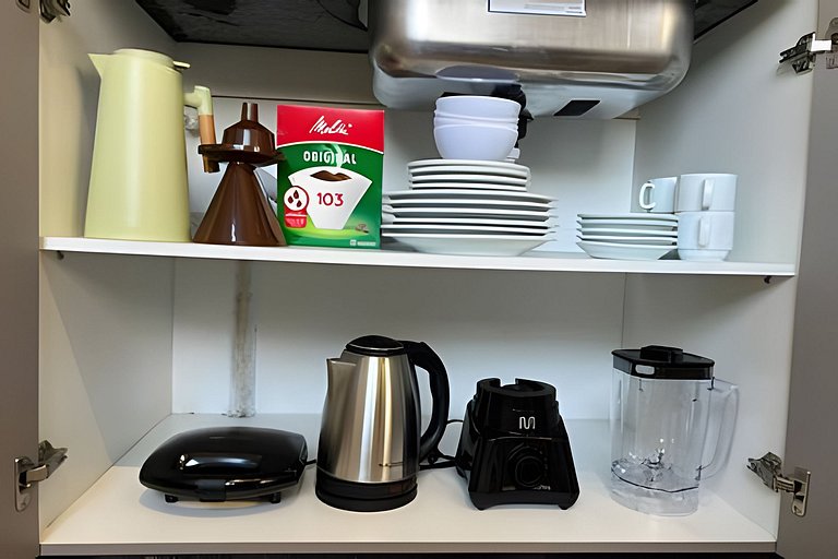 Apartamento Moderno Para até 04 Pessoas na Zona Central de M