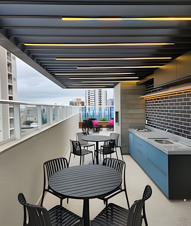 Apartamento Moderno Para até 04 Pessoas na Zona Central de M