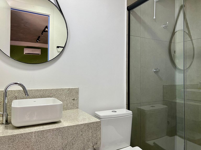 Studio Aconchegante no Centro com Varanda