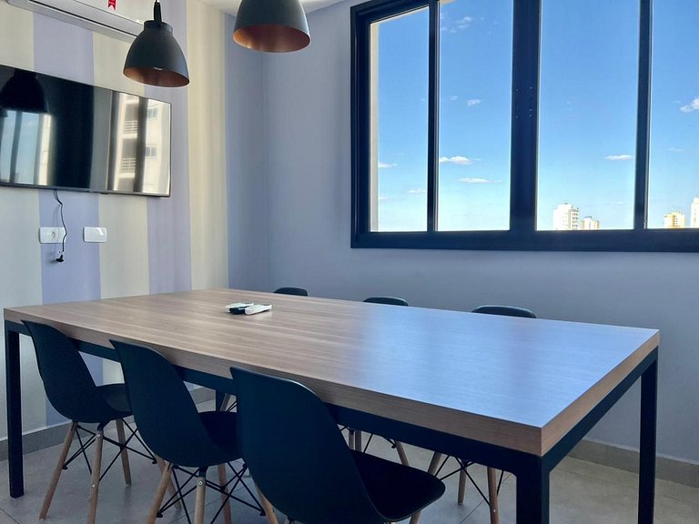 Studio Aconchegante no Centro com Varanda