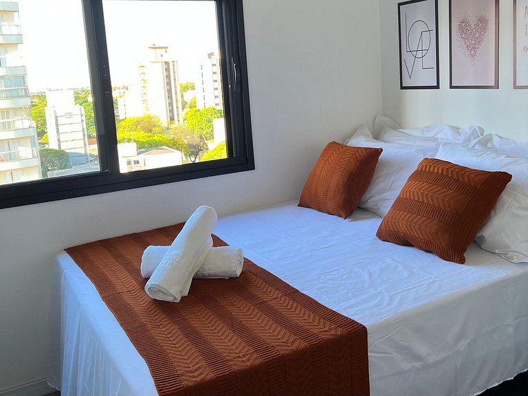 Apartamento 2 quartos - 05 pessoas - Central e Climatizado e