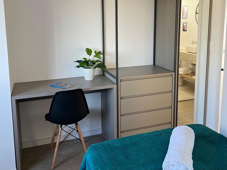 Apartamento 2 quartos - 05 pessoas - Central e Climatizado e