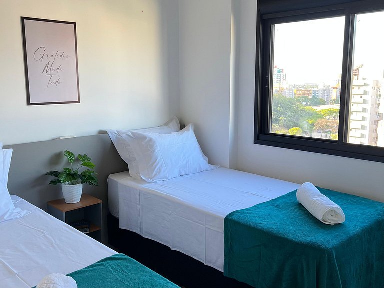 Apartamento 2 quartos - 05 pessoas - Central e Climatizado e