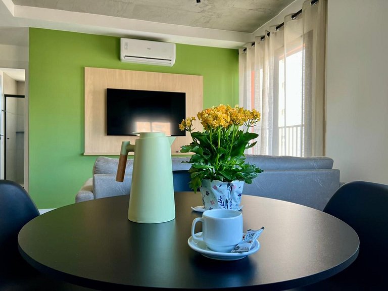 Apartamento Moderno Para até 04 Pessoas na Zona Central de M