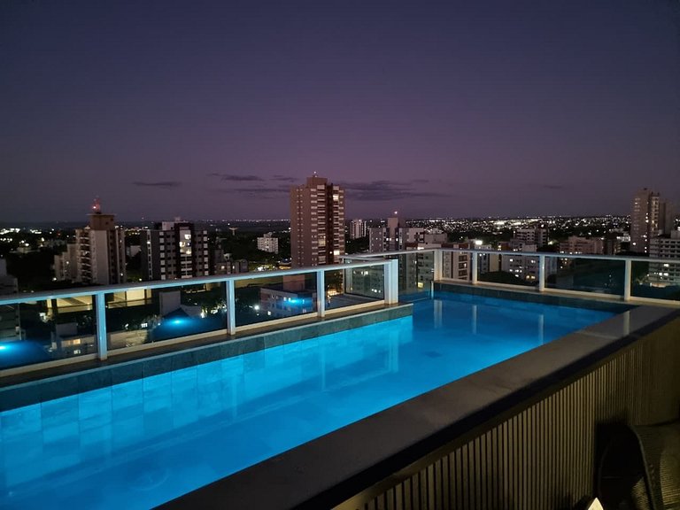 Studio Aconchegante no Centro | Academia e Piscina Panorâmic